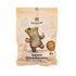 Photo of a bag ginger gummi bears. On the package is a ginger tuber in form of a bear depicted.