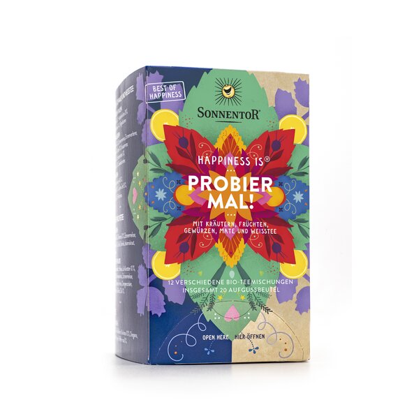 Happiness is® Probier mal! (2022) bio 31,4 g, Doppelkammerbeutel