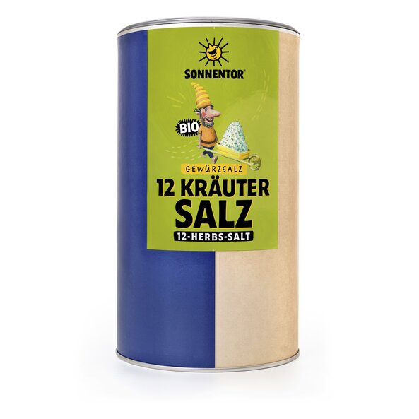 12-Kräutersalz bio 800 g, Gastrodose groß